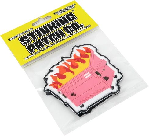 Pink Dumpster Fire Hook and Loop Patch | PVC Rubber Tactical Patch | Funny Tactical Patch in Saudi Arabia