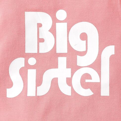 Big Sister Shirt Big Sister Announcement Toddler T Shirts Promoted to Girls Outfit Ruffle Sleeve Shirt Sleeveless Top Blouse in Kuwait