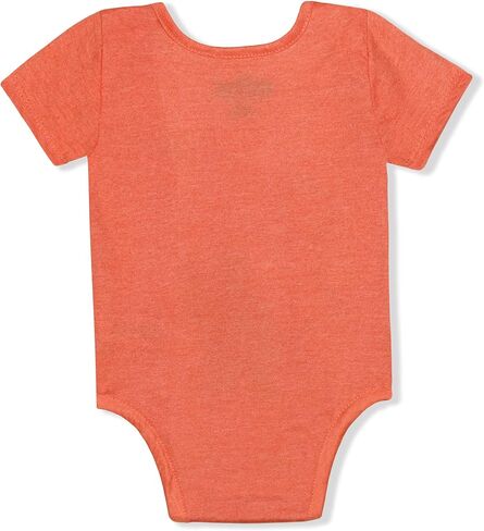 Sesame Street Boys 3-Pack Short Sleeve Bodysuit Creepers, Coral in Saudi Arabia