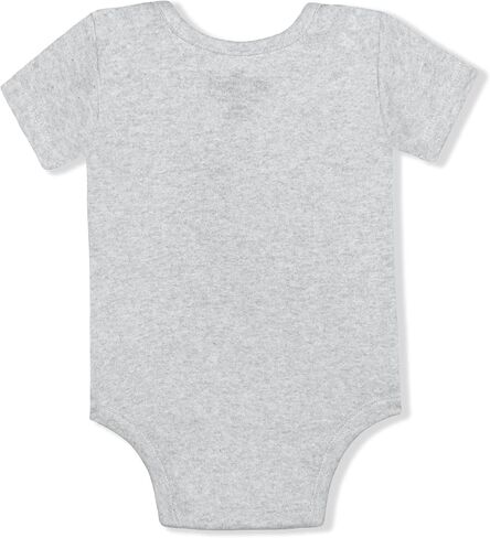 Sesame Street Boys 3-Pack Short Sleeve Bodysuit Creepers, Coral in Saudi Arabia