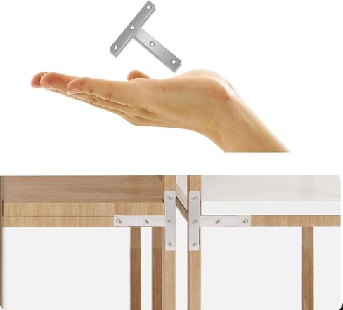 Ymaiss T Shaped Bracket 80mm Silver in Kuwait