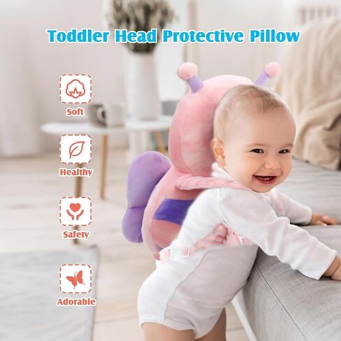 Baby Head Protector Cushion Toddler Backpack, Baby Safety Products for Toddler Baby Head Protection for Crawling & Walking in Saudi Arabia