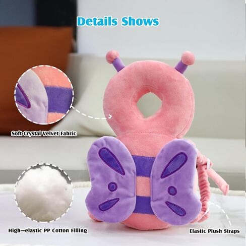 Baby Head Protector Cushion Toddler Backpack, Baby Safety Products for Toddler Baby Head Protection for Crawling & Walking in Saudi Arabia