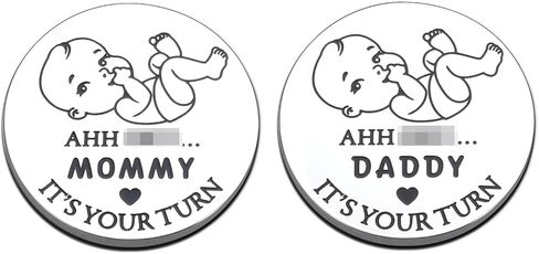 Funny Baby Gifts from New Dad Mom Christmas Gifts for Dad Mom to Be Pregnancy Gifts Stocking Stuffers for First Time Moms Daddy Mummy Baby Shower Announcement New Parents Fathers Day Gifts for Husband in Kuwait