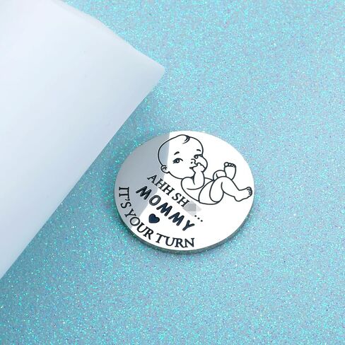 Funny Baby Gifts from New Dad Mom Christmas Gifts for Dad Mom to Be Pregnancy Gifts Stocking Stuffers for First Time Moms Daddy Mummy Baby Shower Announcement New Parents Fathers Day Gifts for Husband in Kuwait