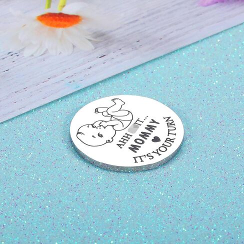 Funny Baby Gifts from New Dad Mom Christmas Gifts for Dad Mom to Be Pregnancy Gifts Stocking Stuffers for First Time Moms Daddy Mummy Baby Shower Announcement New Parents Fathers Day Gifts for Husband in Kuwait