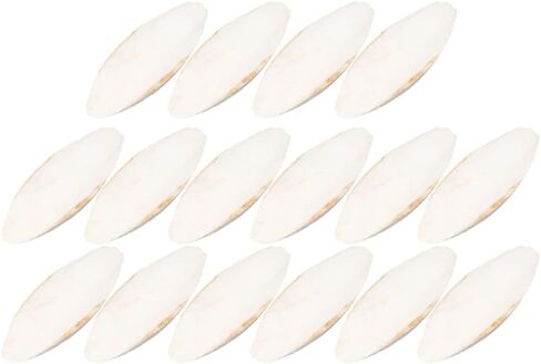 EXCEART 30pcs Bird Cuttlebone Natural Cuddle Bone Bird Beak Stone Beak Grinder Parrot Chew Toys Molar Toy for Parakeets Cockatiel Macaw in Saudi Arabia