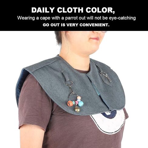 GLOGLOW Parrot Training Shoulder Cape, Anti Scratch Anklet Pet Shoulder Pad Protector Stand Anti Scratch Anklet Pet Shoulder Pad Diaper Shawl or Small Medium Large Birds Pet in Saudi Arabia