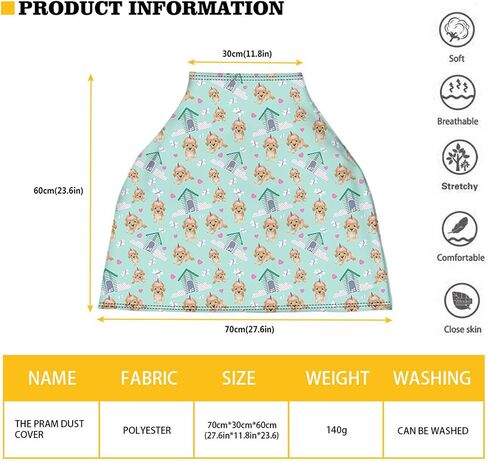 Belidome American Flag Butterfly Baby Car Seat Cover Nursing Breastfeeding Cover for Shopping Cart Cover, Stroller Cover in Saudi Arabia