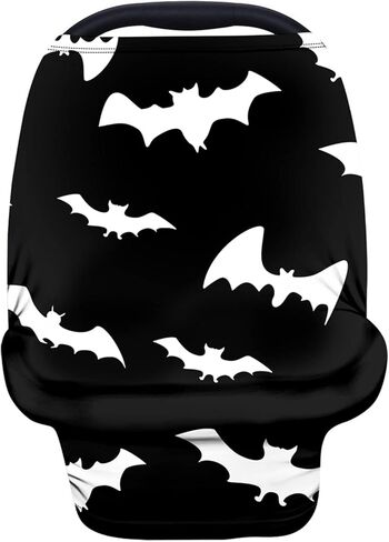 Belidome American Flag Butterfly Baby Car Seat Cover Nursing Breastfeeding Cover for Shopping Cart Cover, Stroller Cover in Saudi Arabia