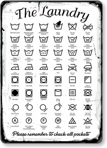 SmartSign Vintage 'Laundry Room Rules - Remove Clothes, Be Clean' Metal Laundry Sign, 14" x 10", 40 mil Laminated Aluminum, Home/Farmhouse/Laundromat Wall Décor, White/Rustic Green, USA-Made in Saudi Arabia