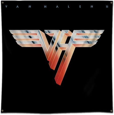 Arbinger Van Halen 2 نسيج العلم 4 * 4ft ملصق راية الألبوم غطاء الفن مغني الراب الجدار الشنق غرفة نوم زخرفة خلفية in Kuwait