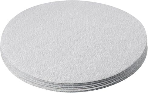 Kozelo 10 Pcs Sanding Discs Hook and Loop Backing - [6 Inch x 1000 Grits] Aluminum Oxide White Sandpapers for Orbital Sander Round Sanding Papers in Saudi Arabia