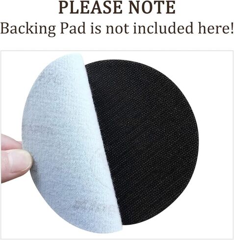 Kozelo 10 Pcs Sanding Discs Hook and Loop Backing - [6 Inch x 1000 Grits] Aluminum Oxide White Sandpapers for Orbital Sander Round Sanding Papers in Saudi Arabia
