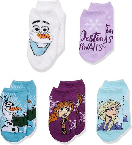 ديزني جوارب غير مرئية للبنات بتصميم فروزن من 5 قطع in Kuwait