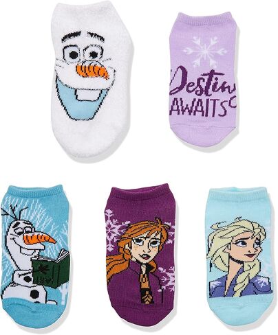 ديزني جوارب غير مرئية للبنات بتصميم فروزن من 5 قطع in Kuwait