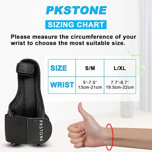دعامة إبهام PKSTONE، جبيرة إبهام سبيكا، جبيرة معصم قابلة للتنفس قابلة للتعديل/دعامة يد لليد اليمنى واليسرى، وتخفيف الألم، ودعم الإبهام والمعصم لنفق الرسغ، والتهاب المفاصل، والتهاب الأوتار، والالتواء in Kuwait