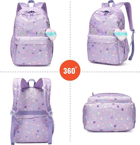 Caran·Y Kid Backpack Girl and Boy Lightweight, Spacious, Waterproof School Classic Bag Large Size Light Weight Have Gift Package Aqua Blue Suitable For Ages 6+ And Above in Saudi Arabia