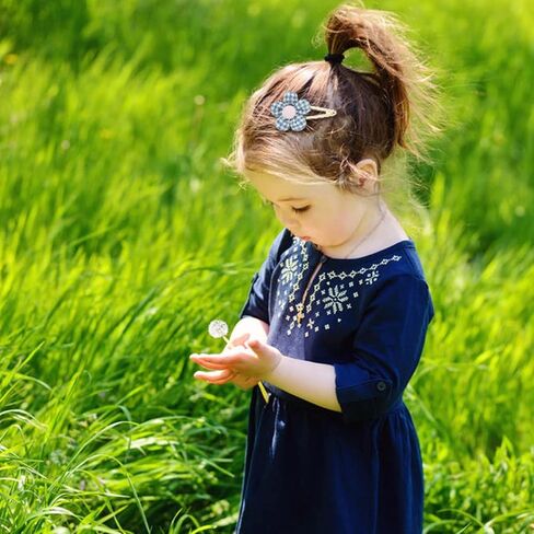 انزوني 12 زوج/24 عبوة مشابك شعر معدنية ذهبية مع مشابك شعر على شكل زهرة عباد الشمس، اكسسوارات شعر للبنات الصغار والمراهقين in Kuwait