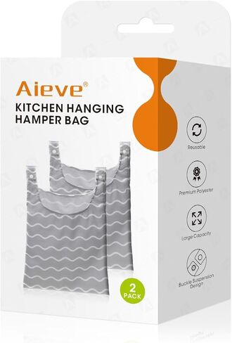Aieve Kitchen Towel Laundry Bag, 2 Pack in Kuwait