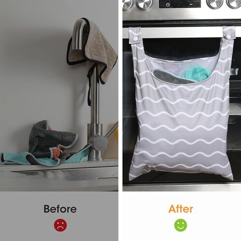 Aieve Kitchen Towel Laundry Bag, 2 Pack in Kuwait