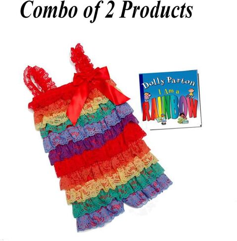 Combo of Baby Clothes for Baby Girls with a Book in Saudi Arabia