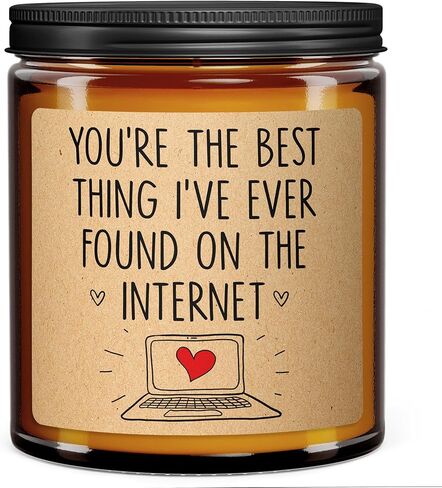 Gifts for Boyfriend, Girlfriend, Husband, Wife - Couples Gifts - Mothers Day Gifts for Wife from Husband - Anniversary Birthday Gifts for Women, Men - Romantic Gifts for Him, Her - Scented Candle in Kuwait