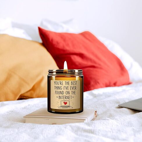 Gifts for Boyfriend, Girlfriend, Husband, Wife - Couples Gifts - Mothers Day Gifts for Wife from Husband - Anniversary Birthday Gifts for Women, Men - Romantic Gifts for Him, Her - Scented Candle in Kuwait