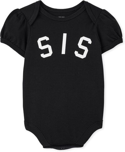 The Children's Place baby-girls Short Sleeve 100% Cotton Family Bodysuits in Kuwait