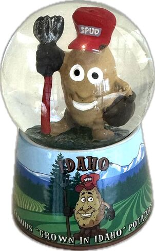 Idaho Snow Globe with The Famous Grown in Idaho Potatoes 65mm in Saudi Arabia