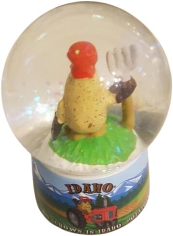 Idaho Snow Globe with The Famous Grown in Idaho Potatoes 65mm in Saudi Arabia