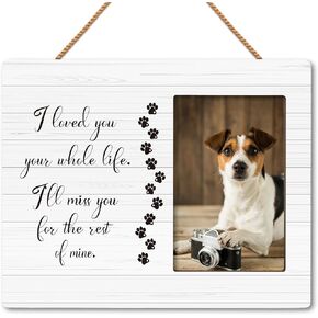 huester Pet Memorial Picture Frame, Dog Memorial Picture Frame, Dog Frames for Pictures Memorial, Dog Memorial Gifts for Loss of Dog, Pet Memorial Gifts Photo Frame 4 x 6 in Saudi Arabia