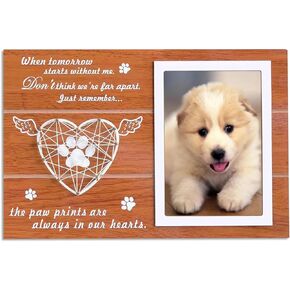 إطار صورة تذكاري للكلاب والقطط من بيتفينس، هدايا تذكارية للحيوانات الأليفة المتوفاة، 11.8 بوصة × 7.9 بوصة in Kuwait