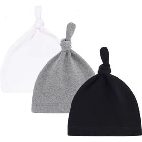 BBPIG Unisex Baby Adjustable Knot Hat Cotton Soft Cute Knit Hat Cap