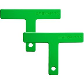 OPENMOON Camera Silica Gel T Marks for Actors Black（1 Pack in 2 Pcs）