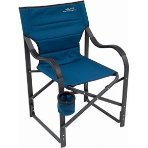 ALPS Mountaineering Camp Chairs for Adults - Comfortable Padded Polyester Fabric Over Sturdy Wide Aluminum/Steel Frame with Tall Back, Folds Flat