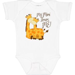 inktastic My Mimi Loves Me Baby Bodysuit