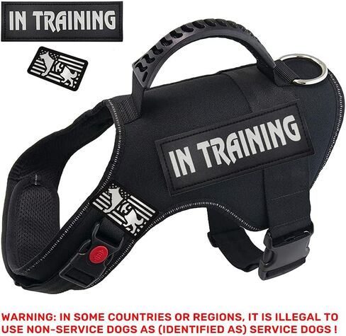 3PCS AliPlus Reflective Dog Patches K9 Patch Removable Hook Loop Patch for Dog Vest Harness Service Dog in Training（Best Friend） in Saudi Arabia