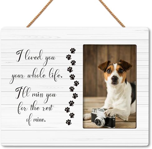 huester Pet Memorial Picture Frame, Dog Memorial Picture Frame, Dog Frames for Pictures Memorial, Dog Memorial Gifts for Loss of Dog, Pet Memorial Gifts Photo Frame 4 x 6 in Saudi Arabia