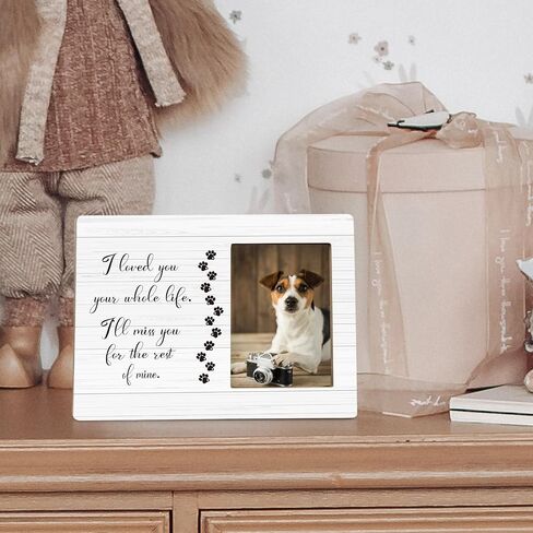 huester Pet Memorial Picture Frame, Dog Memorial Picture Frame, Dog Frames for Pictures Memorial, Dog Memorial Gifts for Loss of Dog, Pet Memorial Gifts Photo Frame 4 x 6 in Saudi Arabia