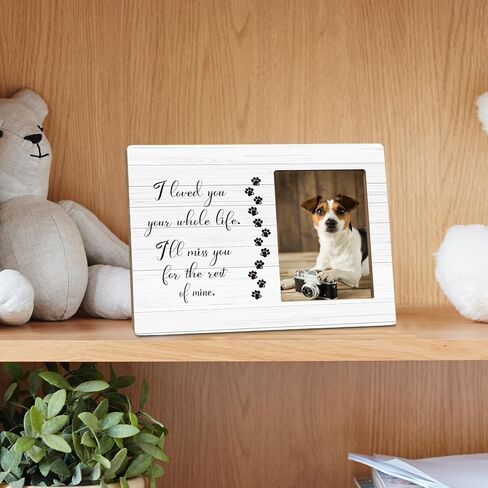 huester Pet Memorial Picture Frame, Dog Memorial Picture Frame, Dog Frames for Pictures Memorial, Dog Memorial Gifts for Loss of Dog, Pet Memorial Gifts Photo Frame 4 x 6 in Saudi Arabia
