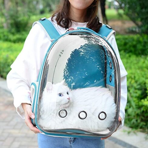 Animal Carrier Backpacks,Transparent Space Capsule Bubble Pet Backpack Bag for Small Dogs Cats Airline Approved Travel Carrier in Saudi Arabia