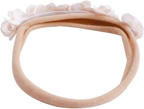 Baby Girls-Flower-Headband-Elastic-Hairbands for Newborn Toddler Pack of 3 in Saudi Arabia