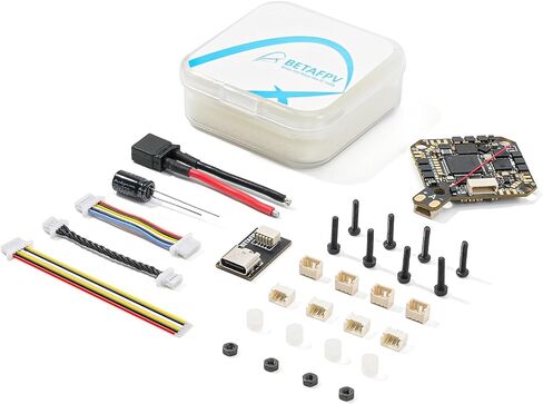 وحدة تحكم الطيران BETAFPV Serial ELRS F4 2-3S 20A AIO V1 Brsushless مع O3 6Pin PMU، BB51 Bluejay 48K ESC، شريحة STM32F405، 9V@2A BEC لطائرة كوادكوبتر رقمية عالية الدقة 2-3S مثل Pavo Pico Pavo20 in Saudi Arabia