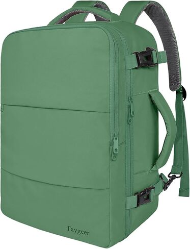 Taygeer حقيبة سفر للنساء، حقيبة يد مزودة بمنافذ شحن USB وحقيبة للأحذية، حقيبة للكمبيوتر المحمول TSA مقاس 15.6 بوصة للأعمال التجارية الأسبوعية، باللون الأخضر الزيتوني in Kuwait