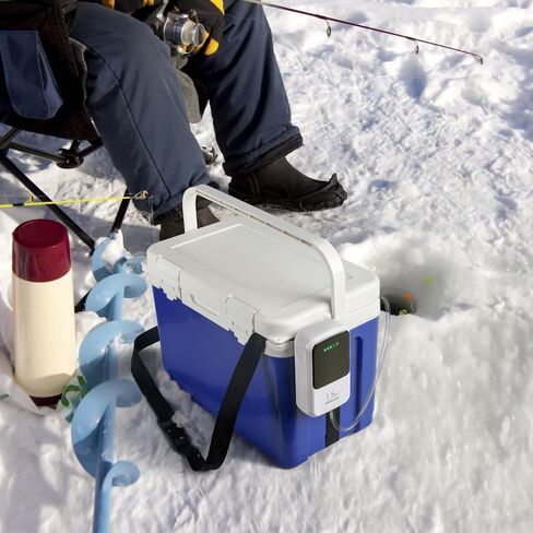 Ghosthorn USB Rechargeable Lithium Battery Powered Aquarium Air Pump with Super Quiet Structure, Portable Live Bait Aerator for Bubble Box Minnow Bucket, Outdoor-Fishing Power Outages and Emergency in Kuwait