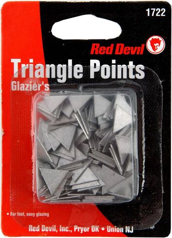 Red Devil 1722 Glazing Triangle Points, Red, 150 Piece in Saudi Arabia