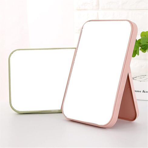 flyorigin Mirror Super HD Tabletop Mirror Foldable Bracket Designed Makeup Mirror Hand Free/Handheld Mirror in Saudi Arabia