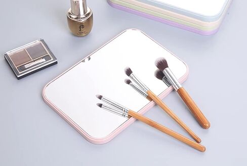 flyorigin Mirror Super HD Tabletop Mirror Foldable Bracket Designed Makeup Mirror Hand Free/Handheld Mirror in Saudi Arabia