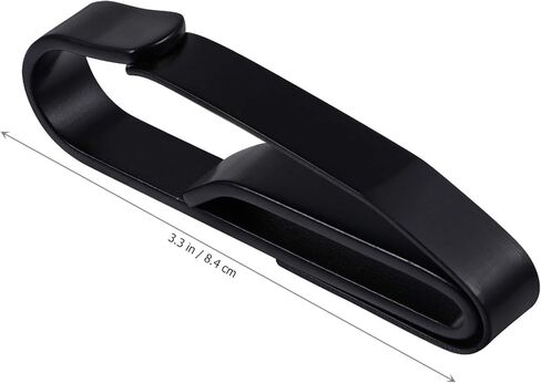 Giliglue Black Tactical Key Ring Holder Key Holder for Belt Duty Belt Key Holder Belt Clips for Police and Fire Agencies Double Side Quick Release Key Clip with Detachable Keyring Accessory(1.8 Inch) in Kuwait